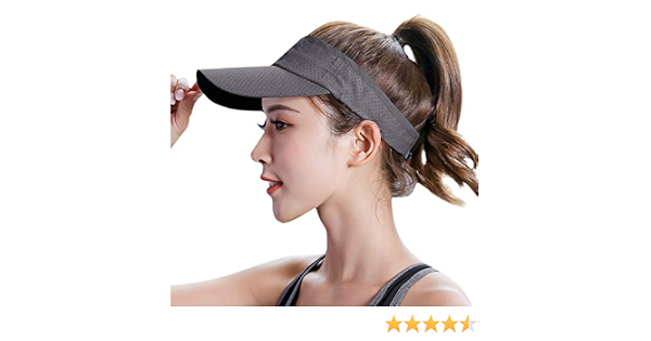 JIAHG Tennis Golf Sun Visor Cap Long 