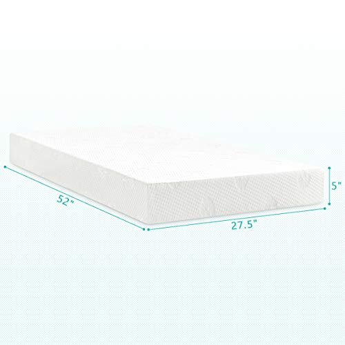 Dourxi Crib and Toddler Mattress - Ideal Breathable & Quiet Foam Mattress Airflow Sleep Surface with Removable Washable Outer Cover, Lightweight Crib Mattress - Thumbnail 4