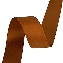 VATIN 1 inch Double Faced Polyester Satin Ribbon
