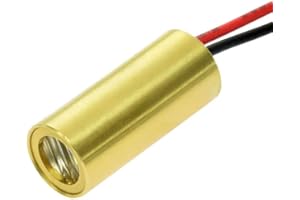 Quarton Laser Module VLM-520-28 LPT Class 1 Green Laser Line module, Laser Line Generator, Emitting line angle > 60°, only 1.2 mm line width @1meter (3.4 feet), Operation Voltage 7-10 Volts