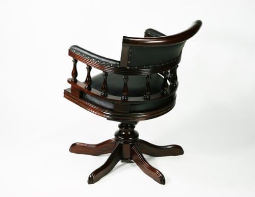 Amazon Co Jp マホガニー 無垢材 本革 Ceoチェア プレジデントチェア エグゼクティブチェア アンティーク調 文房具 オフィス用品