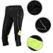 NOOYME Womens Capri Workout Pants Yoga Pants Active Running Leggings