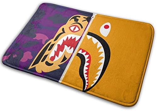 JAWANNA Ba-pe Door Mat Home Decor, Mat Rug Indoor,Front Door,Bathroom,Living Room,Dining Room,Bedroom,Bathroom Rubber Non Slip Gloor Mat (23.6"x15.7"inch)
