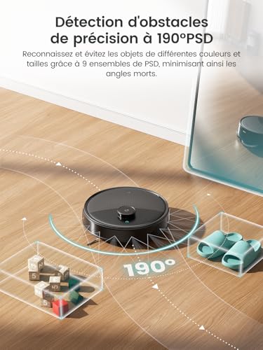 Lefant M3 Max Robot Vacuum Cleaner Washer 20,000 Pa, Multifunctional Station, Double Rotary Mop 200 RPM & 9mm Releasable, dToF Navigation, Obstacle Avoidance PSD, 220min, 5G/2.4G