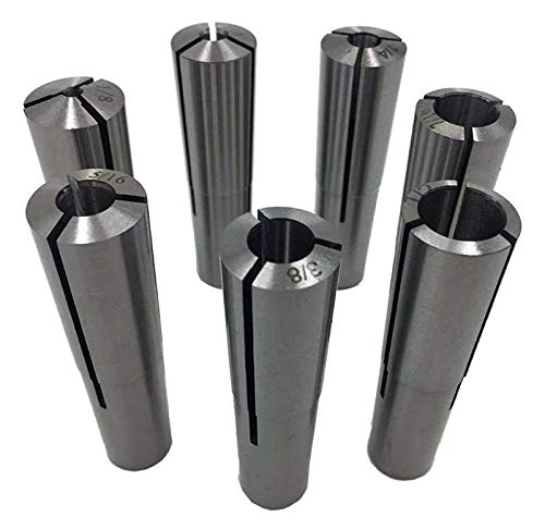 7PC MT3 Round Collet Set