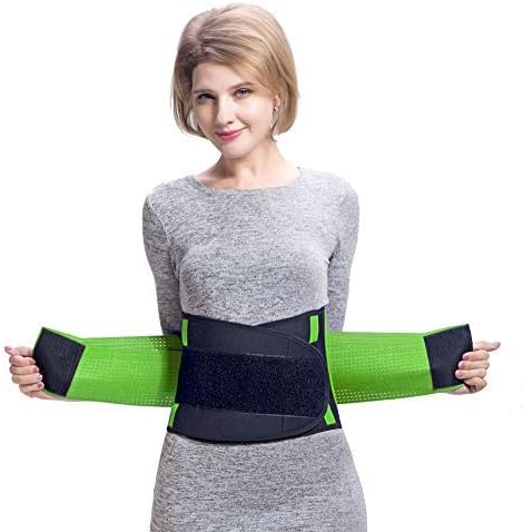 Zio69 Quality – Waist Trimmer Belt for Women: Sauna & Cincher Corset to Promote Sweat, Slimming Abs, Lose Weight & Improve Posture, Back Support for Sports & Fitness. Stretchable Size S-M