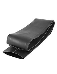 Uxcell 1 Meter relación de 50 mm de diámetro 2: 1 Heat Shrinkable Shrinking Tubo Negro