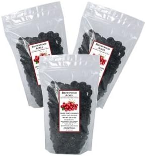 Dried Tart Cherries Sweetened with Apple Juice Concentrate - THREE 1 Pound Bags