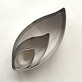 Yunko Set of 3 Tree Leaves Shape Cutter Decor Fondant Cookie Cutters