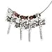 Heather's cf 90 Pieces Silver Tone Dragonfly Beads DIY Charms Pendants 21X14mm