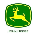 John Deere Logo CreativeStickers0416 Set Of Two (2x) Stickers , Laptop , Ipad , Car , Truck , Size 4 inches on Longer Side