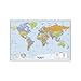 RoomMates RMK2362SLM Dry Erase Whiteboard World Map Giant Peel and Stick Wall Decal