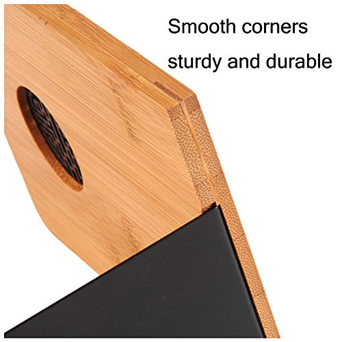 MAGO Retro Chinese Style Nature Beech Wood Book Book Ends for Shelf Home Office Library Decoration Log Color (Square),1210.516cm