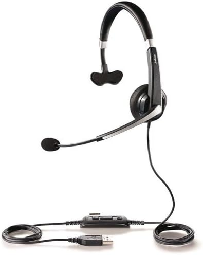 Jabra UC VOICE 550 Mono Corded Headset for Softphone (Certified Refurbished)