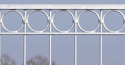 Metallzaun Schmiedeeisen Eisenzaun Zaun Zäune Anello-Z100/200 Zink – Bild 5
