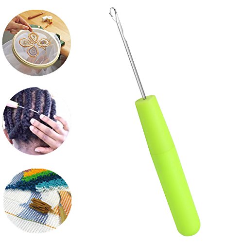 Latch Hook Crochet Needle - For Making Braiding Hair Senegalese Twist Crochet Braids Hair Havana Mombo Dreadlocks Braided Wig Knots - Thumbnail 6