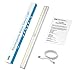 AMIR Motion Sensor Closet Lights, DIY Stick-on Anywhere Portable 20 LED Wireless Sensing Cabinet Light, Charging Stairs/Step/Night Light Bar with Magnetic Strip,Puck Lights(1 Pack, USB Rechargeable)