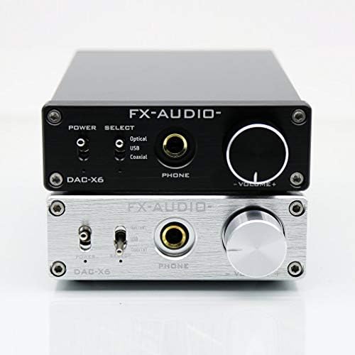 FX-Audio Dac-x6 Desktop Amp Preamplifier Audio Decoding HiFi Amp 24bit / Lossless Decoding Desktop Amp Audio Dac Decoder