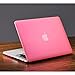 LENTION Hard Case for MacBook Pro (Retina, 13-inch, Late 2012 to Early 2015) - Model A1425 and A1502, with Keyboard Cover and Port Plugs, Matte Finish Case with Rubber Feet (Frost Pink)
