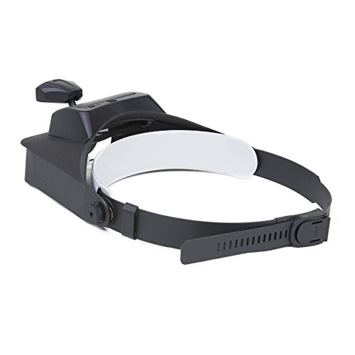 41pQUmTz9lL Carson LumiVisor Head Magnifier - Head Visor with LED Lighted Magnifier (2x/3x/5x/6x) (LV-10) - Image 5