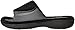 Isotoner Women’s Microterry Adjustable Slide Slippers, Black, X-Large/9.5-10 M US