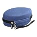 Hard Carry Travel Bag Case for iJoy Matte Finish Premium Rechargeable Wireless Headphones Bluetooth Over Ear Headphones Foldable Headse (Blue) primary
