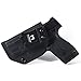 KOBRA Products IWB M&P Shield 2.0 Holster, M&P Shield Concealed Holster for 9 & 40mm Compact, M&P 9mm Holster from Made in USA Kydex, M&P Conceal Carry Holster with Adjustable Cant - Left Hand Draw