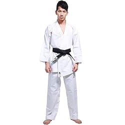Wesing Karate Kumite Gi Unisex Karate Uniform with