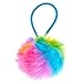 Claire's Girl's Rainbow Pom Pom Hair Ties Cute Pig Tail Hair Bobbles