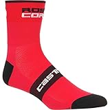 Castelli 2017 Rosso Corsa 9 Cycling Sock - R17035