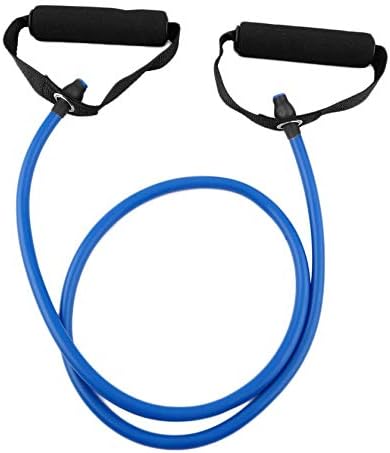 SeniorMar Fitness Resistance Band Rope Tube Elastic Exercise for Yoga Pilates Workout