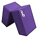 Fledo Yoga Blocks (Set of 2) 9″x6″x4″ – EVA Foam Brick, Featherweight and Comfy – Provides Stability and Balance – Ideal for Exercise, Pilates, Workout, Fitness & Gym (Purple)thumb 2