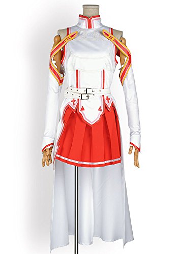 Cosonsen Sword Art Online Asuna Yuuki Cosplay Costume All Sizes