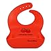UpwardBaby Head Tomatoes | Food Safe Waterproof Silicone Bib - Wipes Clean Easy | Soft Baby Bib Material Comfortable Mess Free Meals | Stain And Heat Resistant