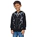 Marvel Avengers Black Panther Boys' Zip-Up Costume Hoodie, Purple (6)
