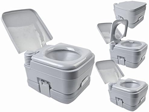 2.8 Gallon 10L Portable Toilet Travel Camping Outdoor/Indoor Toilet Potty Flush