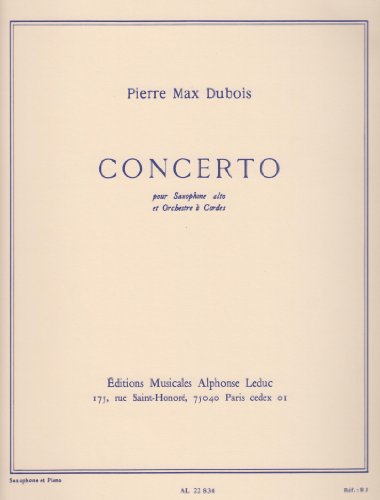 Concerto for Alto Saxophone and Piano