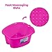 DRESHah Large Pink Foot Bath Tub – Thick Sturdy Plastic Pedicure Spa and Massage for Soaking Feet, Toenails, and Ankles with Epsom Salts or Essential Oils. Helps with Callus, Fungus and Dead Skinthumb 3