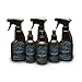 Clear Gear Disinfecting Spray Sport Six Pack (3 - 4 Ounce Bottles and 3 - 8 Ounce Bottles) - 5-in-1 - Disinfectant, Deodorizer, Cleaner, Virucidal and Fungicidal for Emergency Services Gear