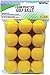 PrideSports Practice Golf Balls, Foam, 12 Count, Yellow