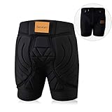 BenKen 3D Padded Short Protective Hip Butt EVA Paded Short Pants Protective Gear for Snowboard Skating Skiing Protection Drop Resistance