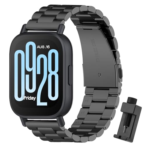 BDIG Metal Strap Compatible with Redmi Watch 5 Active/5 Lite, 22 mm Without Gap Replacement Strap for Redmi Watch 5 Active/5 Lite