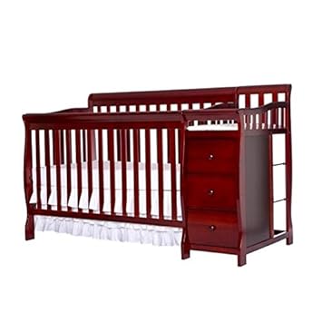 Amazon Com Pemberly Row 5 In 1 Convertible Crib With Changer In