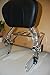 Wisdom Motorcycle Backrest sissy bar and flat luggage rack for Harley Davidson Touring Models 1997-2008