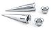 Urban Body Jewelry 00 Gauge (00G - 10mm) Stainless Steel Taper & Tunnel Ear Stretching Kit (4 Pieces)
