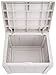 Amazon Basics 22-Gallon Resin Deck Storage Box, Gray