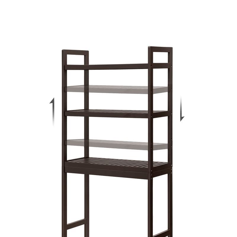 SONGMICS Over The Toilet Storage, 3Tier Bamboo Over Toilet Bathroom
