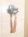 Clear Blue Plastic Super Suction Cup Razor Rack, Bathroom Razor Holder by SKS Express