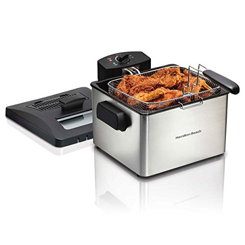 Style Deep Fryer 5-Liter Oil Professional with 1 - XL basket by Hamilton Beach