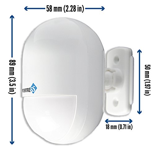 Fortress Security Store- DIY Total Security System Motion Sensor/Motion Detector for Home and Business Security